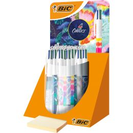 BIC Druckkugelschreiber 4 Colours Decors, 30er Display