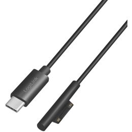 LogiLink USB-C - Microsoft Surface Ladekabel, schwarz, 1,8 m