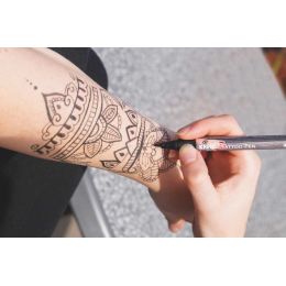 KREUL Tattoo Pen, 4er-Set Anker, Sterne, Schmetterling
