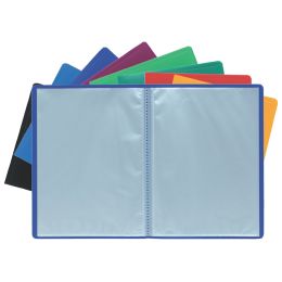 EXACOMPTA Sichtbuch, DIN A4, PP, 50 Hllen, farbig sortiert