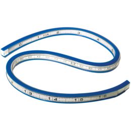 WESTCOTT Flexibles Kurvenlineal, Länge: 400 mm (16)