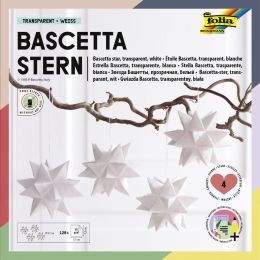 folia Faltbltter Bascetta-Stern, 75 x 75 mm, rot