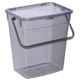 plast team Waschmittelbox, 10 Liter, transparent