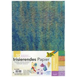 folia Irisierendes Papier, 75 g/qm, 230 x 330 mm, 10 Blatt