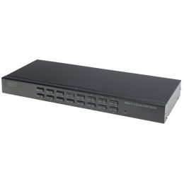 DIGITUS USB-PS/2 Combo-KVM-Switch, 16-Port