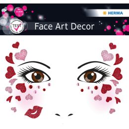 HERMA Face Art Sticker Gesichter Pink Cat