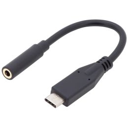 DIGITUS USB Type-C Audio Adapterkabel, 0,2 m, schwarz