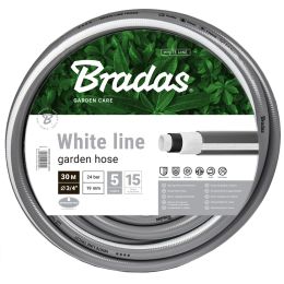 Bradas Gartenschlauch WHITE LINE, 1/2, silber/wei, 20 m