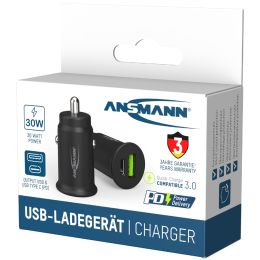 ANSMANN USB-KFZ-Ladegert In-Car-Charger CC230PD, 2x USB