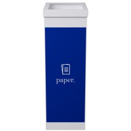 PAPERFLOW Wertstoffsammelbox fr Papier, wei, 60 Liter