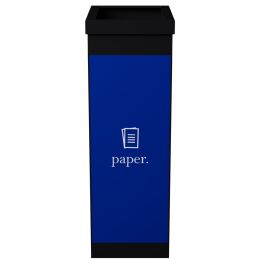 PAPERFLOW Wertstoffsammelbox fr Papier, schwarz, 60 Liter