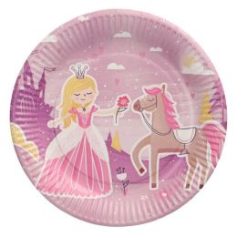 PAPSTAR Papp-Teller Fairytale Princess rund, 230 mm