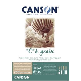 CANSON Zeichenpapierblock C  grain Couleur, grau meliert