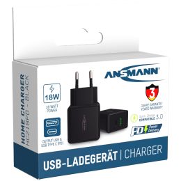 ANSMANN USB-Ladegert Home Charger HC218PD, 2x USB-Kupplung