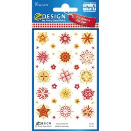 AVERY Zweckform ZDesign Weihnachts-Sticker Sterne