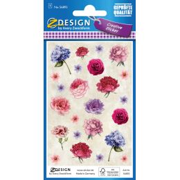 AVERY Zweckform ZDesign Sticker CREATIVE Blumenstrue