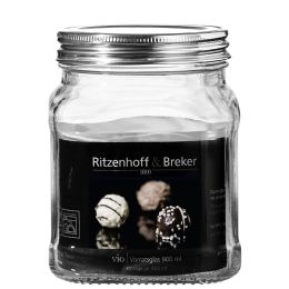 Ritzenhoff & Breker Vorratsglas VIO, eckig, 0,9 Liter