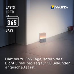 VARTA LED-Bewegungslicht Motion Sensor Night Light, 2er