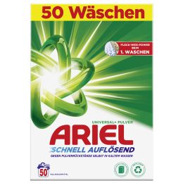 ARIEL Compact Waschpulver Regulr, 50 WL, 3,0 kg