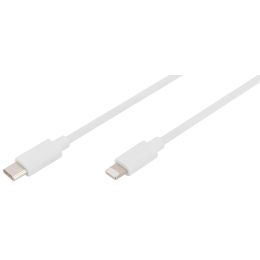 DIGITUS Daten- & Ladekabel, Apple Lightning - USB-C, 1,0 m