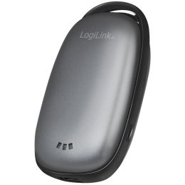 LogiLink Mobiler Zusatzakku & Handwärmer, 4.000 mAh, grau