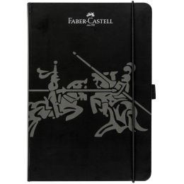 FABER-CASTELL Notizbuch, DIN A5, kariert, rose