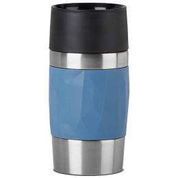 emsa Isolierbecher TRAVEL MUG Compact, 0,3 Liter, blau