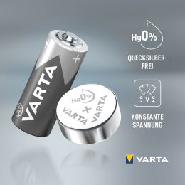 VARTA Silber-Oxid Uhrenzelle, V335, 1,55 Volt