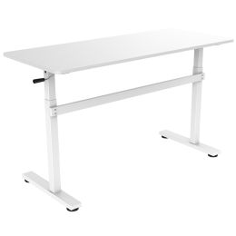 LogiLink Sitz-Steh-Schreibtisch, (B)1.400 mm, schwarz