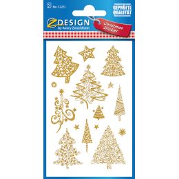 AVERY Zweckform ZDesign Weihnachts-Sticker Bume