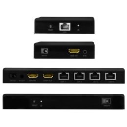 LogiLink 4K/60 Hz HDMI Extender/Splitter Set over IP, 70 m