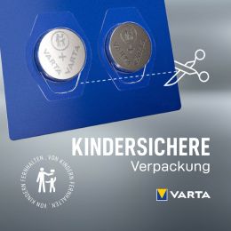 VARTA Lithium Knopfzelle Electronics, CR2016, 5er Pack
