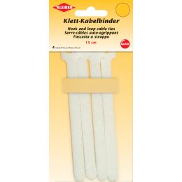 KLEIBER Klett-Kabelbinder, 125 x 40 mm, wei
