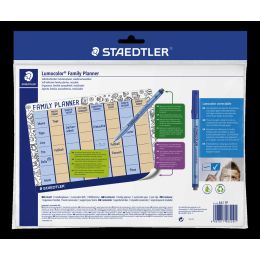 STAEDTLER Familienplaner-Set Lumocolor correctable, DIN A4