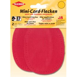 KLEIBER Mini-Cord-Flecken, 110 x 85 mm, rot