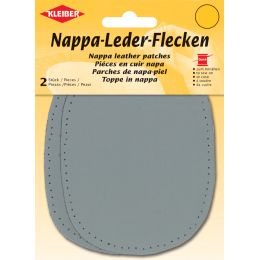 KLEIBER Nappa-Lederflecken oval, 100 x 125 mm, schwarz