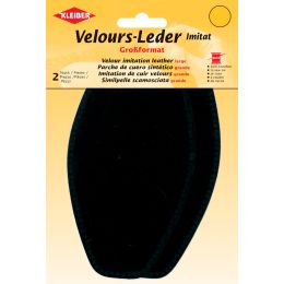 KLEIBER Velour-Leder-Imitat, 95 x 185 mm, dunkelblau