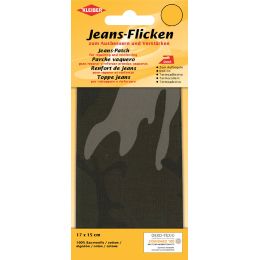 KLEIBER Jeans-Bgelflicken, 170 x 150 mm, mittelblau
