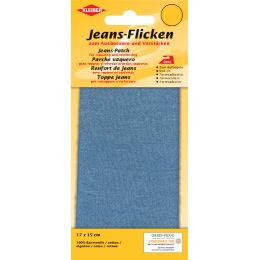 KLEIBER Jeans-Bgelflicken, 170 x 150 mm, hellblau
