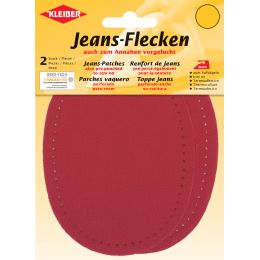 KLEIBER Jeans-Bgelflecken oval, 130 x 100 mm, mittelblau