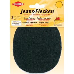 KLEIBER Jeans-Bgelflecken oval, 130 x 100 mm, schwarz