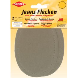 KLEIBER Jeans-Bgelflecken oval, 130 x 100 mm, schwarz