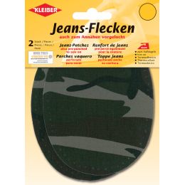 KLEIBER Jeans-Bgelflecken oval, 130 x 100 mm, rot