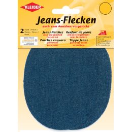 KLEIBER Jeans-Bgelflecken oval, 130 x 100 mm, wei