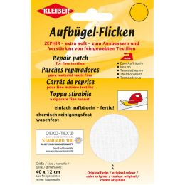 KLEIBER Zephir-Aufbgel-Flicken, 400 x 120 mm, weinrot