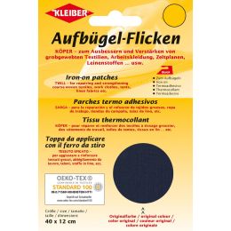 KLEIBER Kper-Aufbgel-Flicken, 400 x 120 mm, dunkelgrau