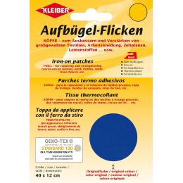 KLEIBER Kper-Aufbgel-Flicken, 400 x 120 mm, mittelblau