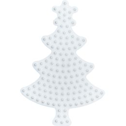 Hama Stiftplatte Weihnachtsbaum, weiß