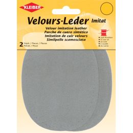 KLEIBER Velour-Leder-Imitat, 100 x 130 mm, schwarz