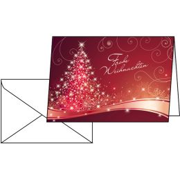 sigel Weihnachtskarte Christmas Swing, A6 (A5)